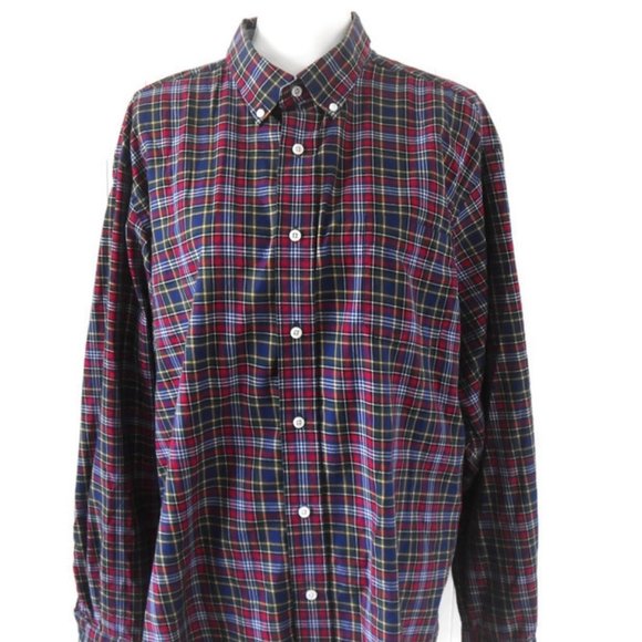 Cremieux Men's XL Multi Color Button Down Long Sleeve Shirt - Picture 3 of 5